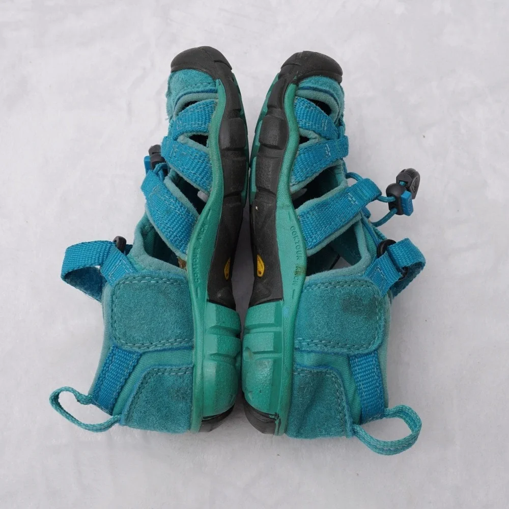 Keen Newport H2 Kids Size 10 Sandals Shoes‎ Slingback Casual Turquoise Hiking